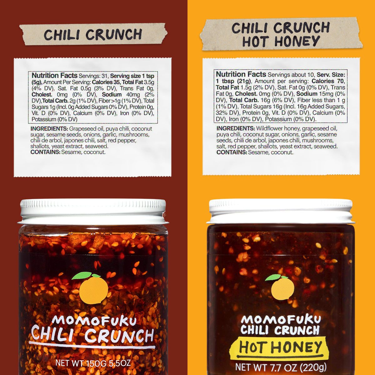 Chili Crunch + Hot Honey Duo