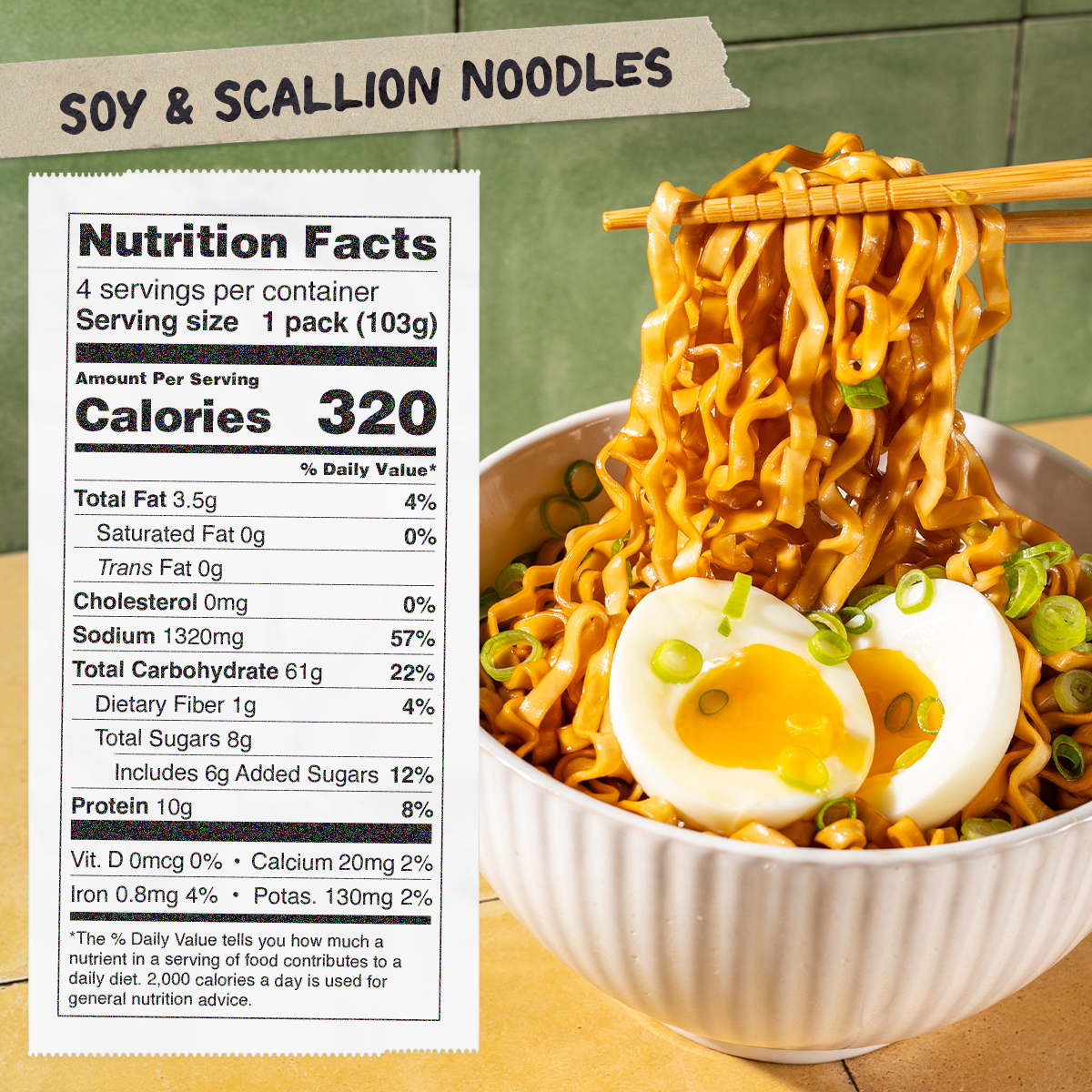 Soy & Scallion Noodles | 24 Packs