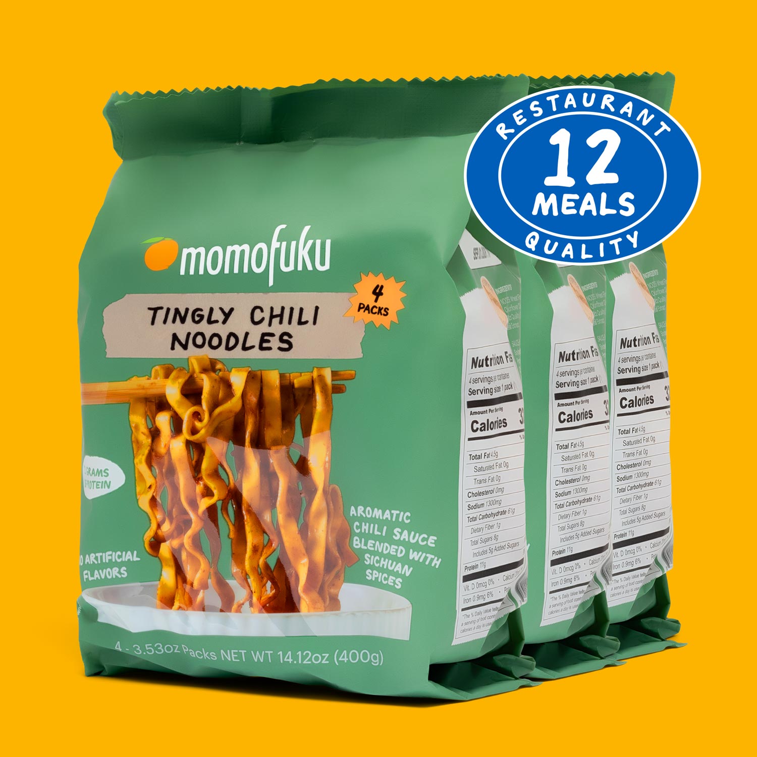 Tingly Chili Noodles | 12 Packs